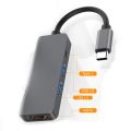 USB C Hub to 4K HDMI-compatible Type C PD Charging USB 3.0 2.0 Docking for MacBook iPad Samsung S21 Dex TV Mouse Nintendo Switch. 