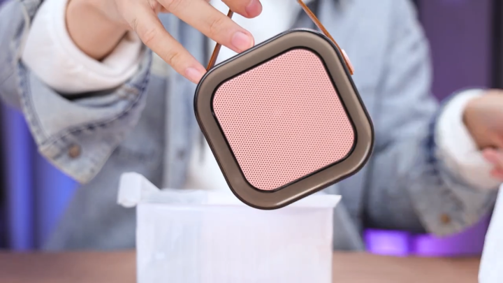 K12 Wireless Mic With Speaker - Single / Double RGB 7 Colour Dancing Light Karaoke Mic With Portable Bluetooth Microphone For Recording With Speaker For Music - 3 in 1 USB / AUX / SD Card Slot Karaoke Handheld Microphone - Black, Blue & Pink Colours