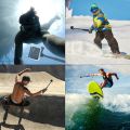 19" Handheld Extendable Go Pro Selfie Stick Aluminum Monopod Tripod for  Hero 13 12 11 10 9 SJCAM SJ8 Sj6  Accessories. 