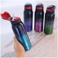 Best Beautiful Sports Water Bottles 500ML Sport Thermos Water Bottle Thermo Mug Stainless Steel Vacuum Flask Mug with Straw Insulation Cup Water Jug Drinking Bottle. 