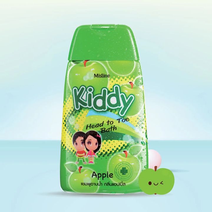 Mistine Kiddy Head to Toe Bath - Apple (Made in Thailand) 200ml