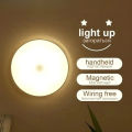 LED Smart Cabinet Lights with Human Body Sensor Emergency Automatic Lighting USB Rechargeable Wireless Magnetic Suction lightify. 