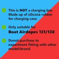 Boat Airdopes 131 | 138 Protective Silicone Case Cover Dust-Proof Shockproof Case. 