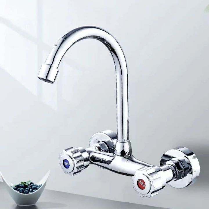 Wall%20Mounted%20Kitchen%20Mixer%20Tap%20Double%20Handle%20Kitchen%20Faucet%20Cold%20and%20Hot%20Water%20Tap%20360%20Rotation%20Sink%20Faucet%20Kitchen%20Accessories%20-%20Image%204