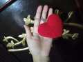 Crochet keychain Handmade heart keychain Heart keychain For bags beautiful keychain. 