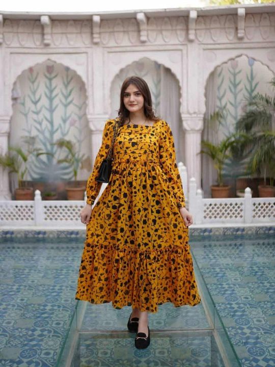 Sodai%20Mart%20New%20Collection%20Skin%20Print%20Soft%20Batter%20Silk%20One%20Piece%20Gwon%20for%20Women%20Premium%20Quality%20-%20Image%203