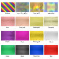 50pcs/set Toner Reactive Foil Sheets for Laser Printer Laminator Hot Stamping Holographic Foil Paper Rolls for DIY Card Crafts. 