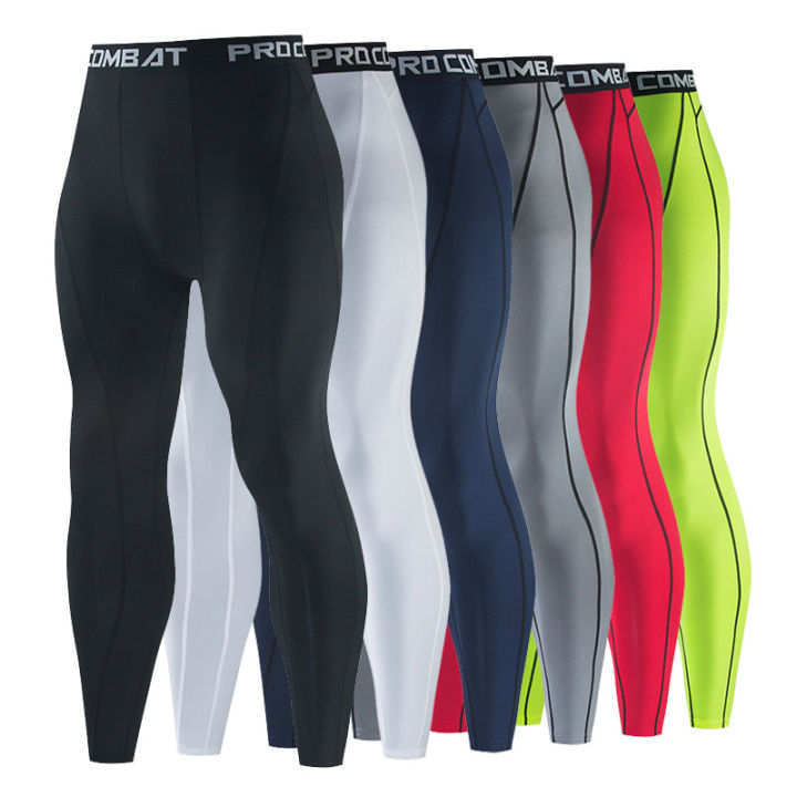 Compression Sports Pants Running Leggings Men Sportswear Quick Dry Gym Fitness Tights Workout Training Jogging Sports Trousers