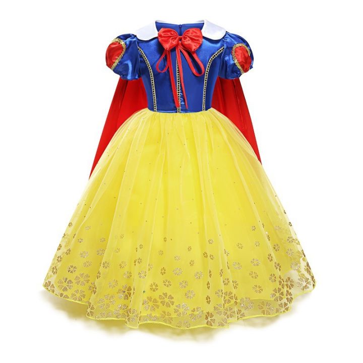 Girls%20Snow%20White%20Princess%20Dress%20Mesh%20Clothes%20Vestidos%20Kids%20Christmas%20Halloween%20Carnival%20Cosplay%20Costume%20-%20Image%203