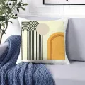 Geometric Scandinavian Pillowcase Printed Square Sofa Living Room Pillow Case Chair Pillow Covers Bedroom Home Decor. 