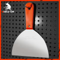 Muscle cow putty trowel 6 inch putty trowel Stainless Steel putty trowel for putty color scraper stainless steel rubber handle. 
