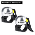 WEST BIKING Mountain Bike Bell Safety Warning Signal Loud Retro Bicycle Bell Road Handlebar Bike Accessories Riding Equipment.