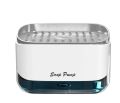 Automatic Soap Dispenser with Sponge Holder for Kitchen, Refillable Soap Container with Drain, Convenient Cleaning Tool. 