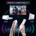 For Nintendo Wii U Joystick 2 in 1 Wireless Remote Gamepad Controller Set Motion Plus with Silicone Case Video Gam. 