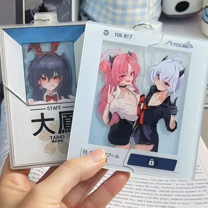 Game%20Blue%20Archive%20Azur%20Lane%20IJN%20Taih%C5%8D%20Yozakura%20Kirara%20Key%20Arisu%20Cosplay%20Keychain%20Acrylic%20Key%20Chain%20Bag%20Accessories%20Ornament%20Prop%20-%20Image%206