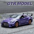 1:24 Nissan GTR CSR2 Skyline Ares Diecasts & Toy Vehicles Metal Toy Car Model High Simulation Pull Back Collection Kids Toys. 