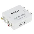 Mini PAL NTSC Bi-direction TV System Converter Switcher PAL to NTSC NTSC to PAL Dual-Way TV Composite Connection Converters. 