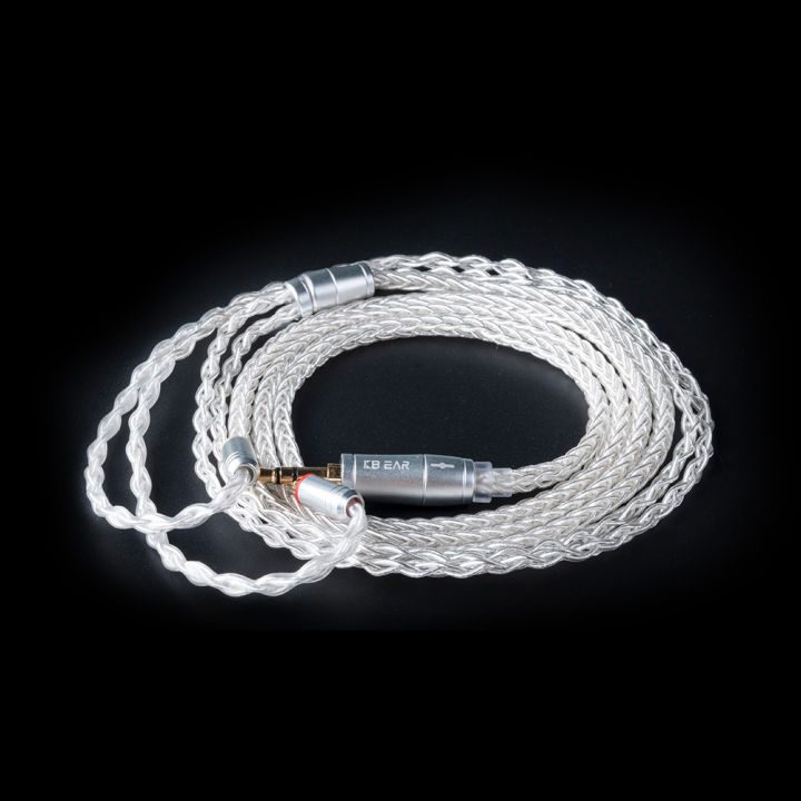 KBEAR%208%20Core%20Upgraded%20Silver%20Wired%20Earphone%20Cable%202PIN/MMCX/QDC%20Gaming%20Headphones%20Earbuds%20Headset%20For%20KZ%20KS1%20KS2%20TRI%20Meteor%20IEMs%20-%20Image%203