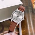 Women's watch men's watch business watch L-V005L watch leather strap 28mm dial with 4 free Casio box. 