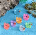 Radium stone duck shape turtle shape radium stone penbles beautiful showpiece toy decorations.