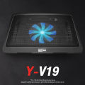 Youda 14 inch cooling fan 【silent 】 big fan built-in led Y-V19, Notebook fan, Notebook fan, notebook cooling fan of all electronic appliances, notebook cooling fan, Portable Notebook fan foldable Notebook Cooler pad. 