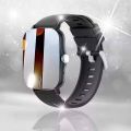 Smart watch with full touch screen, call, message reminder, music control and other functions, compatible with iPhone/android mo. 