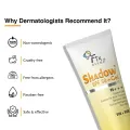 Fixderma Shadow Sunscreen SPF 50+ PA+++ Gel | Sunscreen SPF 50 for Oily, Acne Prone & Normal Skin | Broad Spectrum & UVA & UVB Protection | Lightweight | No White Cast | For Unisex - 75G. 