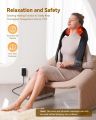 Electric Neck Massager with Heat, 4D Deep Tissue Kneading Shiatsu Massager for Neck, Shoulders, Back & Legs. 