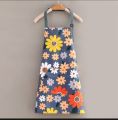 Kitchen flower print apron waterproof men woman. 