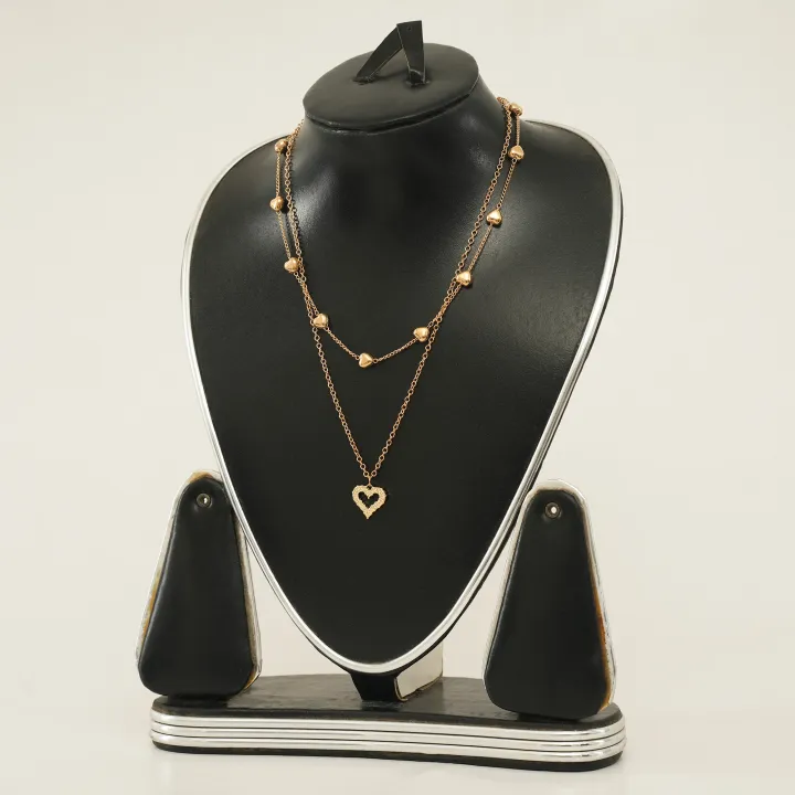 Korean%20Double%20Layer%20Heart%20Necklace%20Shiny%20Bling%20Zircon%20For%20Women%20Clavicle%20Chain%20Elegant%20Charm%20Wedding%20Pendant%20Choker%20Jewelry%20Gift%20-%20Necklace%20For%20Girls%20-%20Image%203