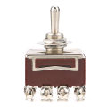 ON/OFF/ON 3 Position Toggle Switch 4PDT 12 Pin 12mm 15A/250VAC 10A/380VAC 4PDT 3 Position Toggle Switch. 