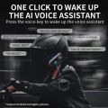 Y10 Motorcycle Bluetooth 5.3 Helmet Headset with Colorful Lights Waterproof Wireless Earphone Hands-free Headset Waterproof.
