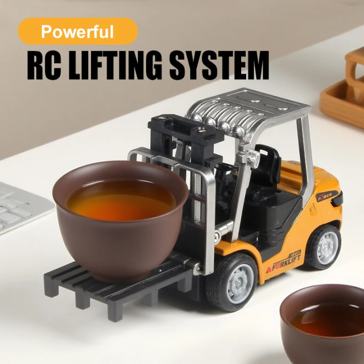 ZWN%201:64%20RC%20Model%20Car%202.4G%20Remote%20Control%20Excavator%20Dump%20Truck%20Forklift%20Alloy%20Plastic%20Simulation%20Construction%20Vehicle%20Kids%20Toy%20-%20Image%205
