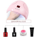 LULAA Portable Nail Lamp Professional Fast Curing Nail Dryer  UV LED Nail Light for Acrylic nails Gel polish Travel Home. 