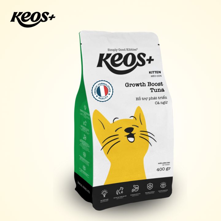 Keos+ Kitten Food - [Growth Boost for Kitten] – [Tuna Flavor]