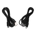 1PC Black DS Lite NDSL DSL USB Charging Power Charger Cable Lead Wire Adapter For NS 1.2 meters.