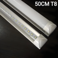Super Bright 1.64FT/50CM T8 LED Tube Light Aluminum Alloy Shell Fluorescent Bar Lamp 25W AC220V 110V For Warehouse Wall Ceiling. 