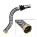 40Cm 60Cm Stainless Steel Kitchen bathroom Sink Siphon Waste Drain Flexible Pipe Hose Home Retractable Drainage Tube. 