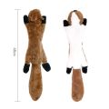New 45cm Simulated Animal Holster No Stuffing with Squeakers Dog Chew Toy Durable Plush Crinkle Pet Squeak Toys Pet Supplies. 