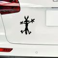 Coyote Silhouette Splat Wile car sticker Funny CCl Decal Vinyl Sticker |MotorcycleHelmet Car Truck Wall Laptop Computer. 
