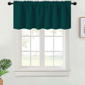 1PC, Valance Curtains Blackout Thermal Insulated Rod Pocket Window Treatment For Kitchen Living Room Bedroom Home Decoration.