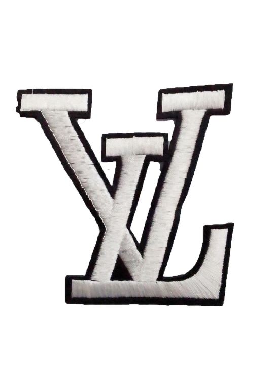Louis Vuitton logo Embroidery patches for clothes iron on appliques clothes jeans stickers