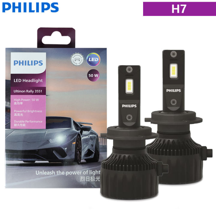 Philips%20Ultinon%20Rally%203551%20LED%20H4%20H7%20H11%20HB3%20HB4%20HIR2%20Max%20Power%2050W%204500LM%20Car%20Headlight%206500K%20White%20Max%20Lumen%20Watt%20LED%20Bulbs%202X%20-%20Image%207