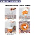 Best Quality Vegetable food chopper,Handy Manual Chopper,Non-Electric Food Processor &. 