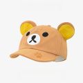 Rilakkuma Bear With Ear Cap Summer Hats For Women Girls Kids Couple Fashion Cartoon Outdoor Sport Sun Visors Baseball Caps . 
