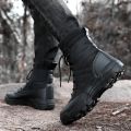 Swat Hiking tourist and mountain entertainment Shoes ,Army Shoes , Tactical Security guards Military style Shoes Available in Black and khaki  color Cheap Price Low Price Flash sale Discount, Original leather Mens Shoes with Soft sole Breathable Metarial. 