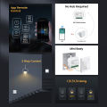GIRIER Tuya WiFi Switch Module Smart DIY Light Breaker 100-240V Supports 2-way Control APP Remote Control Works Alexa Hey  lightify. 