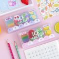 1-2 Set Lytwtw's Cartoon Cute Kawaii Ice Cream Rubber Mini Eraser Set For Kids Novelty Stationery Office School Supplies. 