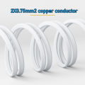 Premium Euro Power Cord TPE 2-Prong EU to Figure 8 IEC C7 Power Cable for XiaoMi PS5 PS4 Apple TV Xbox Mac mini power Kabel Cord. 