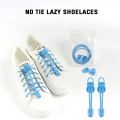 New Lock Shoe Laces Round Tennis Shoelaces Without Ties Adult Kids Sneakers Elastic Shoelace  Bands for Shoes Accesories. 